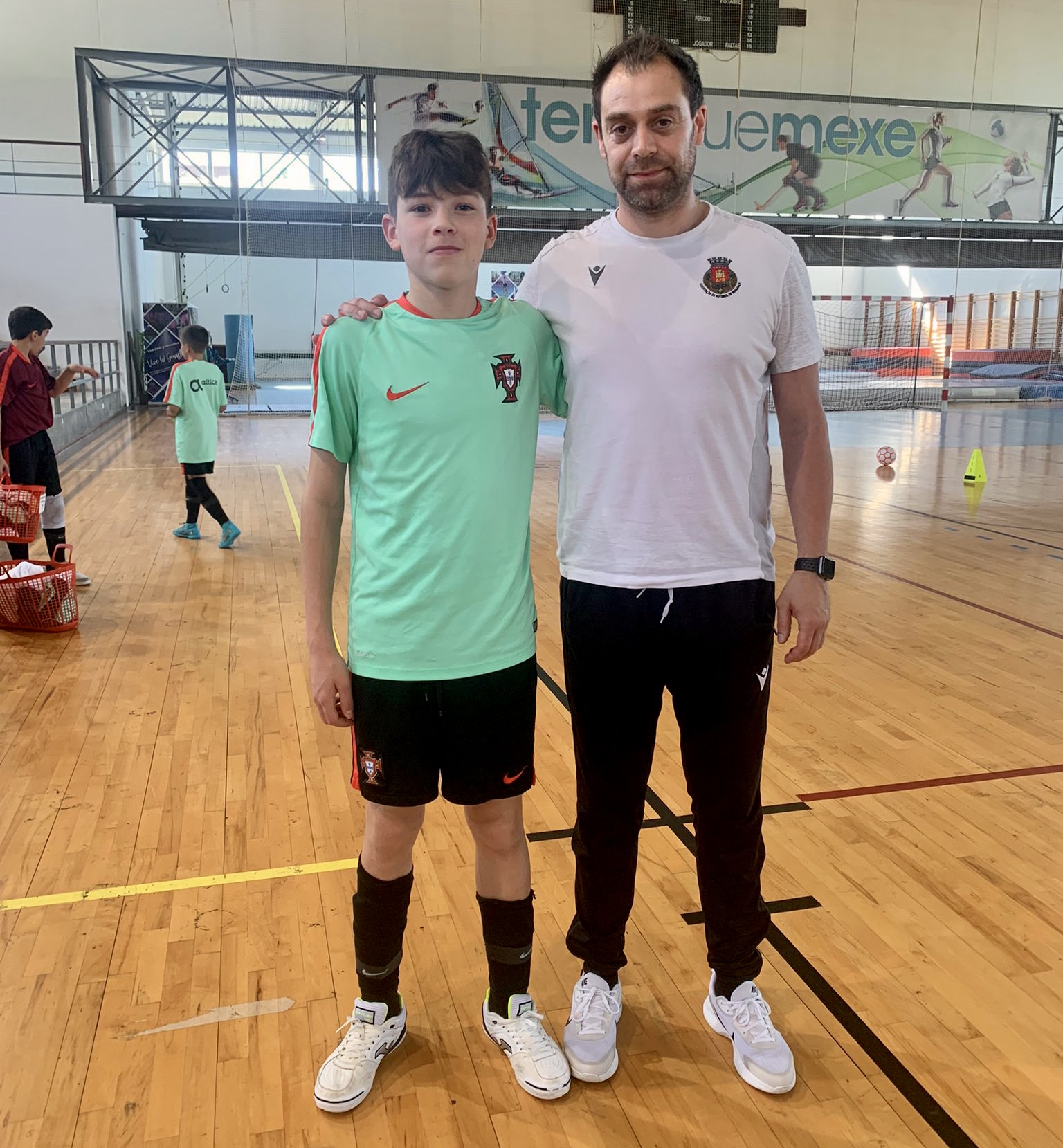  Pedro Cepeda e André Martins marcam presença no Estágio da Seleção Nacional de Sub-13 Futsal Masculino